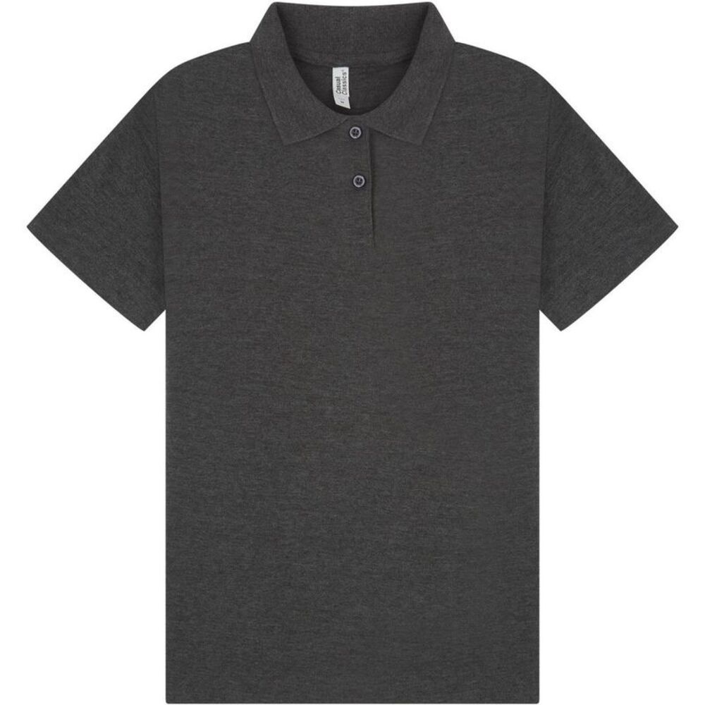 Casual Classic Womens/Ladies Polo / Dark Heather